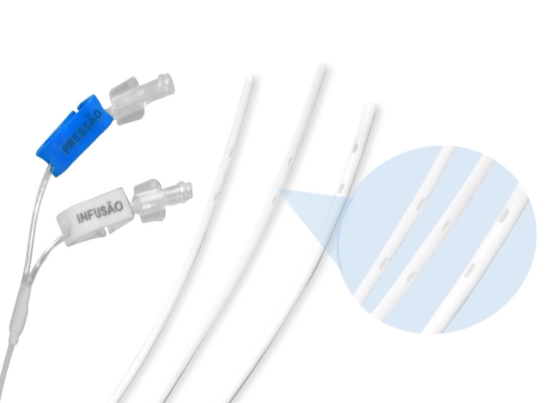 Double Lumen Catheter for Urodynamics